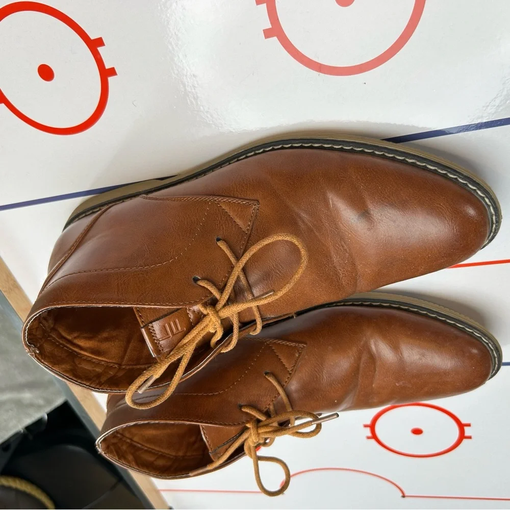 London Fog Blackburn Chukka Men’s Boots Shoes Size 10.5 Memory‎ Foam Color Brown